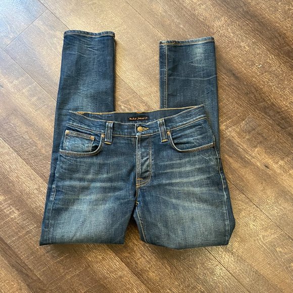 Nudie Grim Tim Slim Fit Jeans -32x32 - Picture 4 of 12